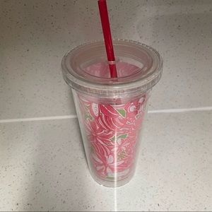 Lily Pulitzer reusable tumbler